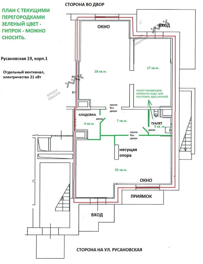 null комн. кв. 90 m2 1/17 этаж Русановская ул., д.19, к.2 Арендовать по  цене 108000 ₽